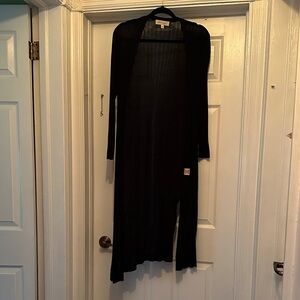 Philosophy Black Textured Cardigan L